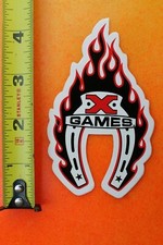 X-GAMES Horseshoe Texas Rollerblade Blades Skates 90's INLINE Skating STICKER
