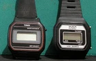 2 x Vintage Digital Watches Timex & DSC  LCD Quartz
