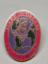 ATLANTA 26TH OLYMPICS DARE TO DREAM SOUVENIR PIN