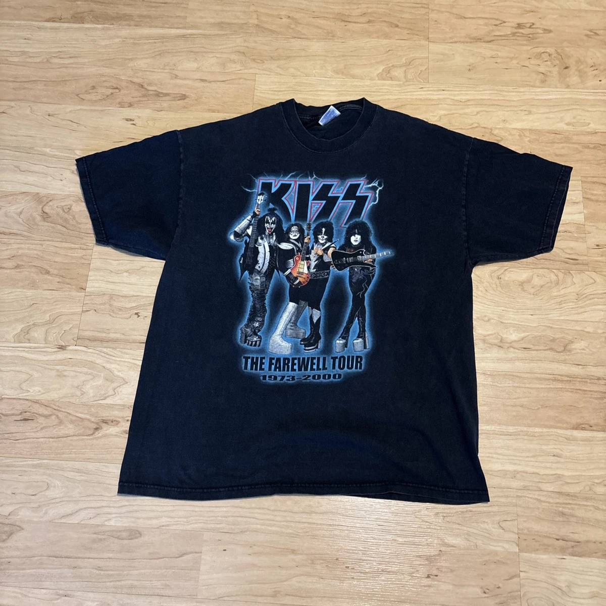 Kiss Tour T Shirt In Men's Vintage T-Shirts for sale | eBay