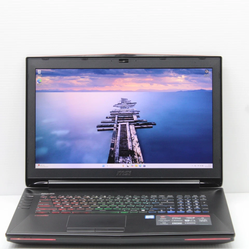 MSI Dominator Pro GT72S 6QE 17 in Laptop Intel i7 6700HQ 32GB RAM 1TB SSD Win 11 - Image 2 of 4