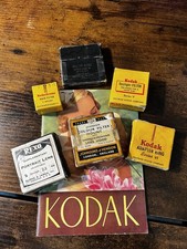 Vintage Kodak Camera Accessories Ephemera Manual Film Boxes Lens Filter Lot
