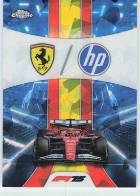 2025 Topps Chrome Sapphire Edition Formula 1 #175 Scuderia Ferrari HP LOGO