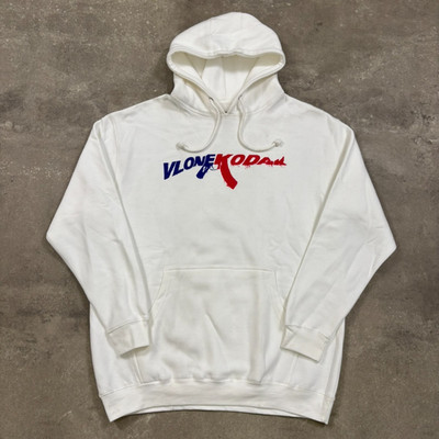 Vlone x Kodak Black 47 Hoodie White Streetwear