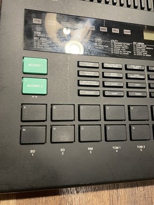 Yamaha RX5 Digital Rhythm Programmer, Power Supply & Manual Drums