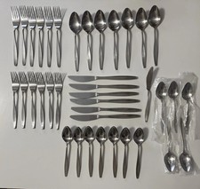 18-8 Silverware Japan Stainless Steel 38 Piece Flatware Set Service For 6