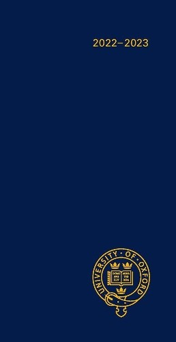 Oxford University Pocket Diary 2022-2023 - 9780192870599