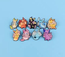 Cute Eeveelution Pok mon Enamel Pins
