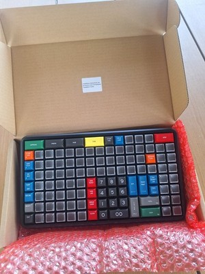 Programmable POS Keyboard Keypad, Wired Black, QWERTY English KIT182-030-01-A