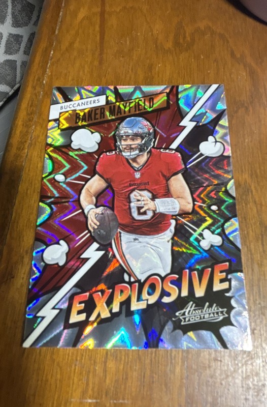 CASE HIT!  2023 Panini Absolute - Explosive Baker Mayfield #15