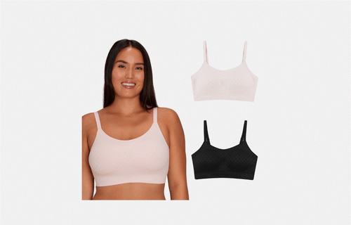 Playtex Seamless Full Coverage Wireless Bra, 2-Pack Women's - Picture 2 of 6