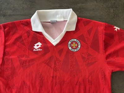 Vintage Malta National Team Shirt Lotto XL Original 1990s Rare Jersey