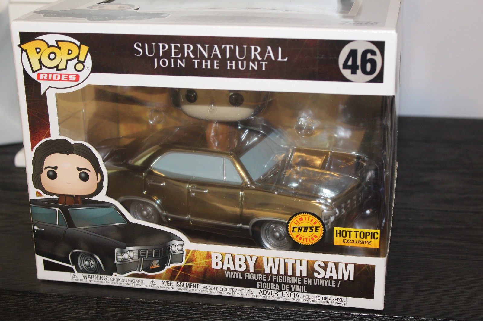 Funko Pop! Rides Vinyl Sam Baby Supernatural #46 Hot Topic Chase Figure