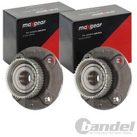2X Maxgear RADLAGER-SATZ Hinten Passend FÜR Peugeot 206 Links+Rechts