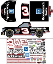 LOSI Nastruck - 3 fogli decalcomanie Goodwrench Mike Little RC