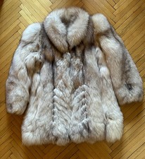 Shadow fox fur coat vintage