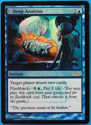 Deep Analysis (FNM Promo) FOIL NM MTG MAGIC CARD (513518) ABUGames