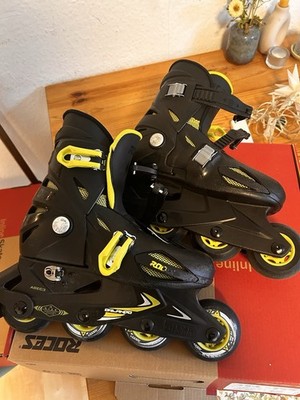 Roces Orlando III Children's in-Line Skates Black Black-Lime Size  30-35 12J-2