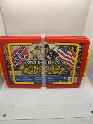 AMERICAN CIVIL WAR PLAYSET SOLDIERS HORSES WAGONS CANNONS Sealed Hing Fat