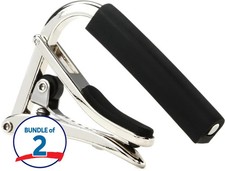 Shubb C1 Standard Capo for Steel String Guitar - Polished Nickel 2-pack 