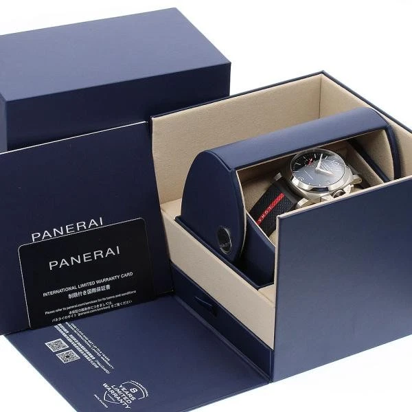Panerai — Officine Panerai Luminor Quaranta Luna Rossa PAM01404 39mm SS Watch #C1792