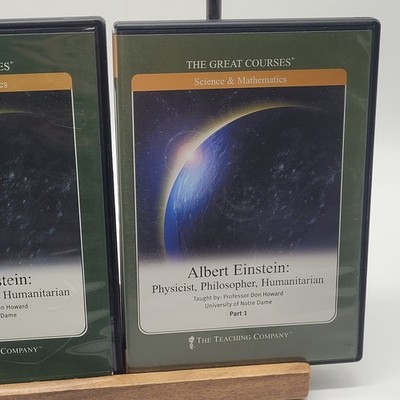 Great Courses  Albert Einstein Part 1 &2 Physicist Philosopher 12x CD No Book
