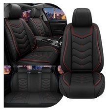 for Land Rover Range Rover Velar 2018-2026 Nappa Leather 5-Seat Seat Covers Blac