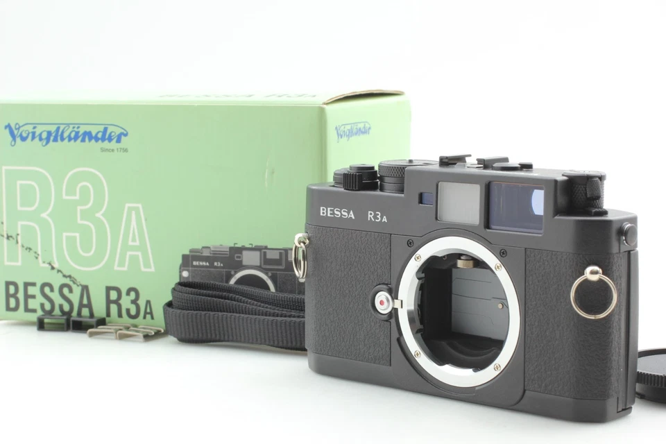 [ Unused ] Voigtlander BESSA R3A Black 35mm Rangefinder Film Camera From JAPAN - Image 3 of 4