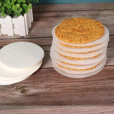 100 Stück Hamburg Papier Antihaft Backöl Papier für Burger Presse BBQ Patty Maker