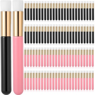 100 Pieces Lash Brushes for Cleaning, Lash Shampoo Brushes Eyelash Extension ...