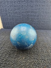 Shot Put Ball 8LBS Cast Iron Blue for Sports Training Track Field Outdoor