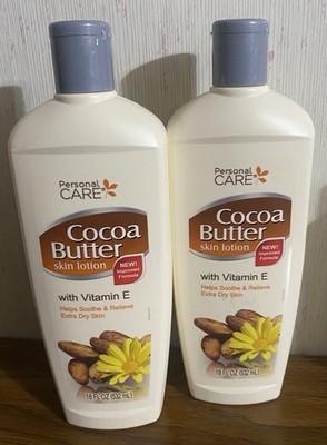 2btls Personal Care Cocoa Butter Skin Lotion W/ Vutamin E 18oz