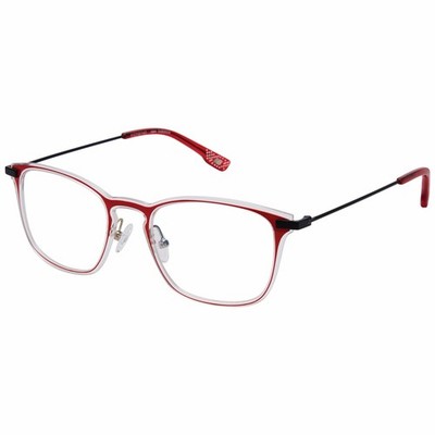 New Balance NB408704 51 Red Square Herren Optik Brille Brillengestell Vollrand