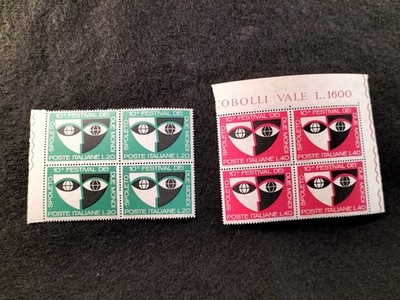 ITALY 1967 FESTIVAL DEI DUE MONDO SPOLETO COMPLETE SERIES IN QUARTINE NEW