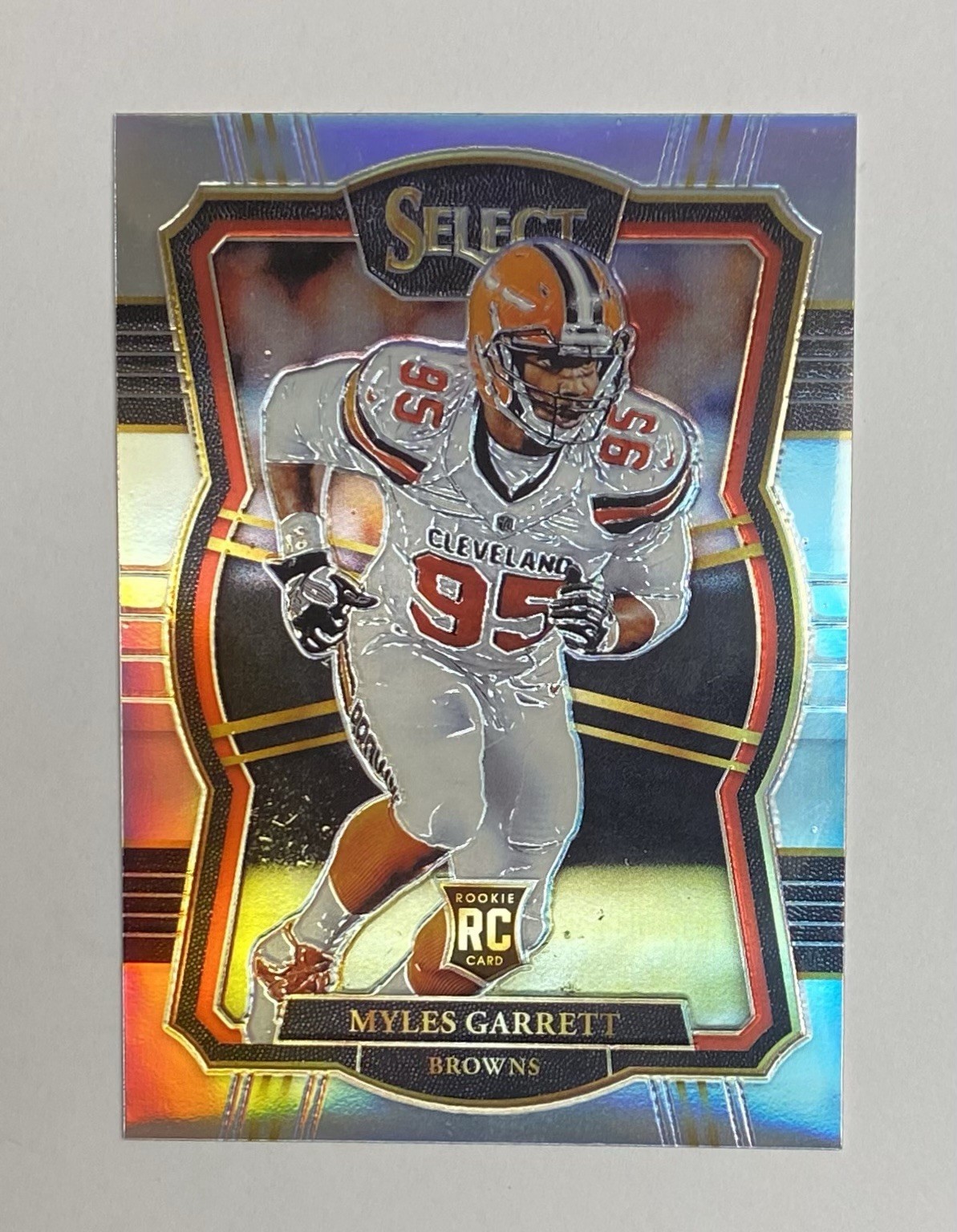 Myles Garrett 2017 Select Silver Prizm Refractor Rookie Premier Level BROWNS HOF