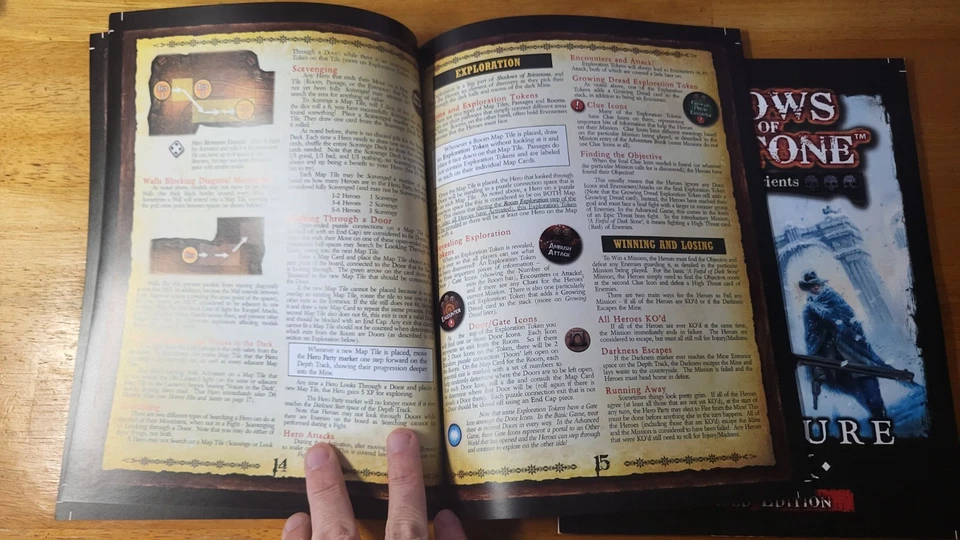 Shadows of Brimstone City of the Ancients REVISED Rulebook & Adventure Book - Image 3 of 4