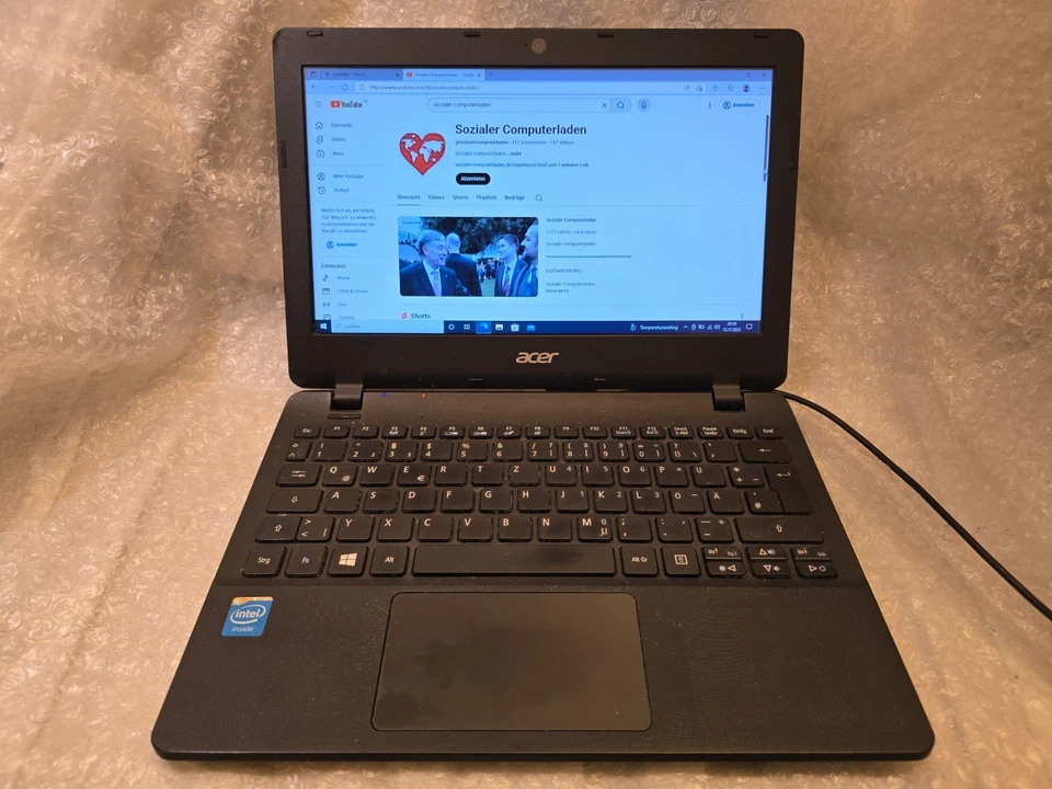 Ersatzteilspender acer ES1-111-C827, Intel Celeron N2940 1.83GHz, 11,6 Zoll, 4GB - Bild 3 von 4