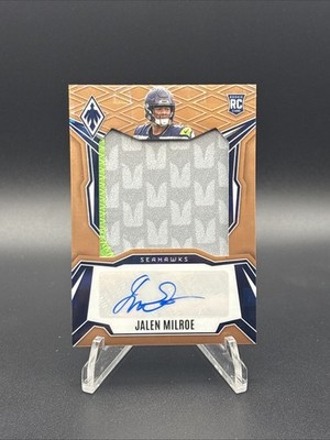 2025 Phoenix Jalen Milroe Rookie Patch Auto RC Bronze Pandora Prizm #/199