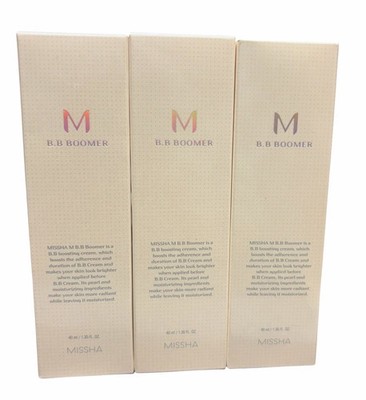3X MISSHA M BB Boomer Wrinkle Care Moisturizer Whitening Cream 40ml 1.35 oz
