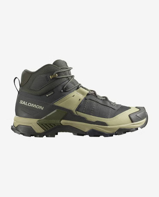 Salomon X ULTRA 5 MID GORE-TEX Men - Hiking Peat / Gray Green SALE DEAL