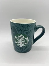 Starbucks 2020 Sea Green Siren/Mermaid Mug Coffee Cup Ceramic White - 10oz