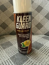 Vintage Kleen Guard Furniture Polish Spray 14 oz Fresh Lemon Formula Nearly Full