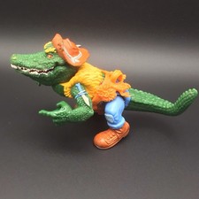 Vintage TMNT 1989 Leatherhead Action Figure & Belt