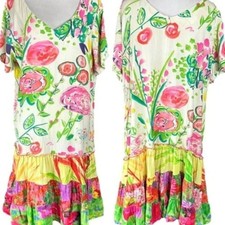 Jams World Hattie Sundress Dress in Floral Enchanted Size Small  Vintage 90s