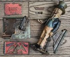 Authentic 1886 Shepard Hardware Uncle Sam Cast Iron Mechanical Bank Parts Repair — photo 1