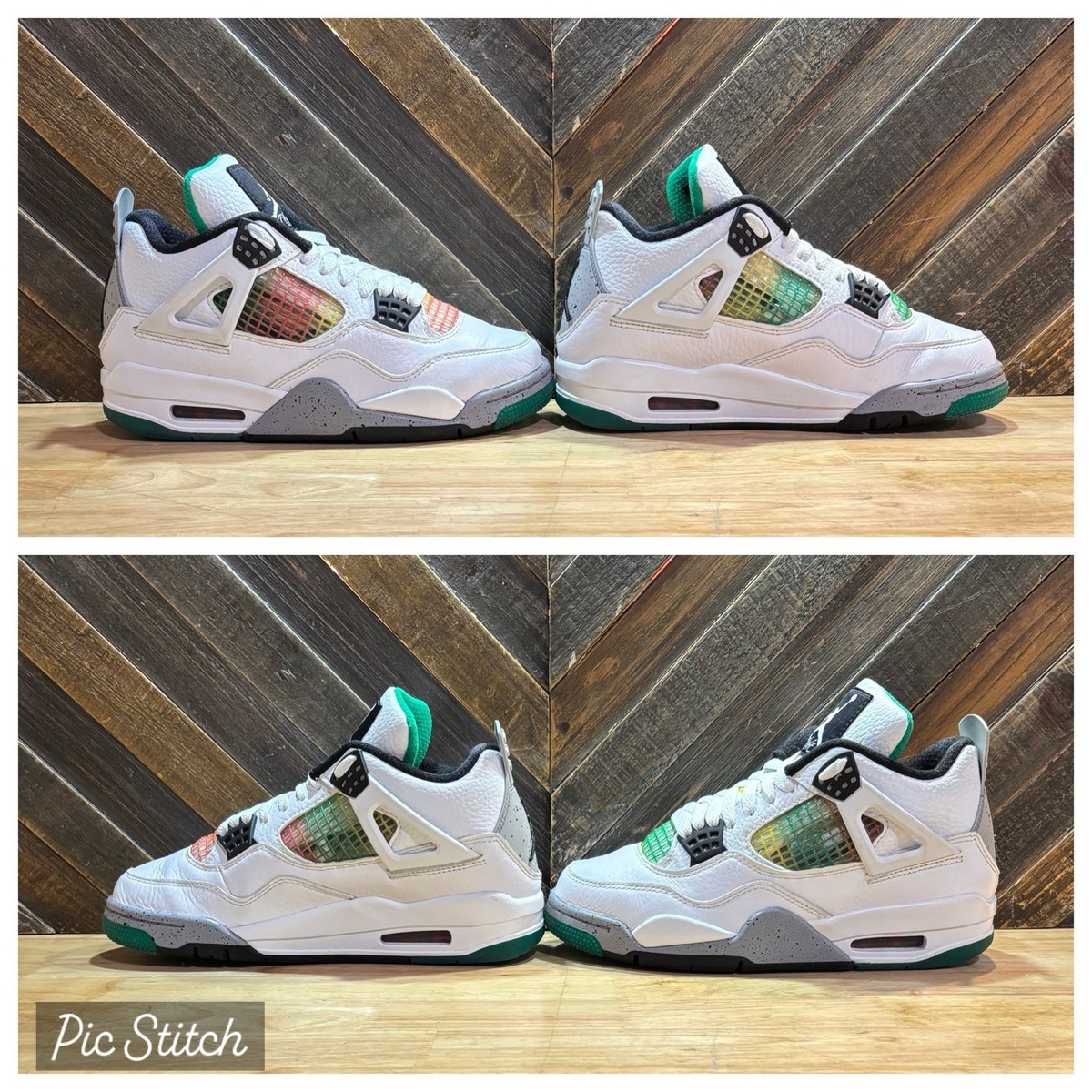 靴 NIKE Women's AIR JORDAN 4 \"LUCID GREEN\" Nike WMNS Air Jordan 4 Retro Rasta Lucid Green AQ9129-100