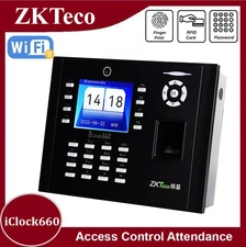 ZKTeco iClock660 Biometric Fingerprint RFID Time Clock Attendance Access Control