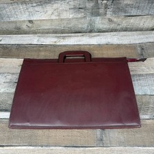 Vintage Attach Briefcase American Portfolio Co Burgundy
