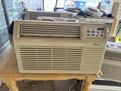 #ad Ac Unit Amana Cold and Hot Air Fan No Remote and Missing Cover Tested Works Good $350.00