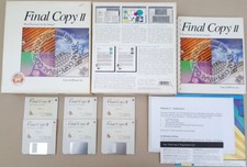 Final Copy II Release 2 1992 SoftWood Word Processor for Commodore Amiga BOXd 2